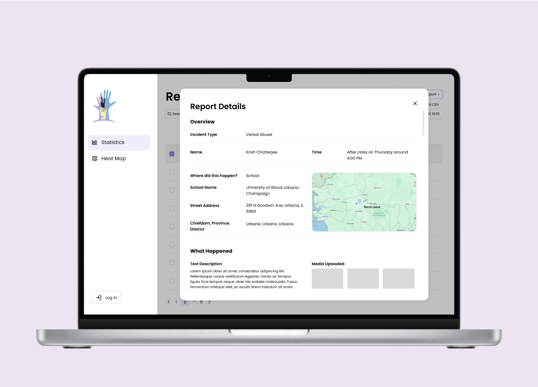 Future Leaders Initiative desktop dashboard